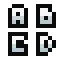 A,B,C,D